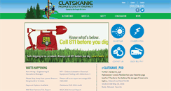 Desktop Screenshot of clatskaniepud.com